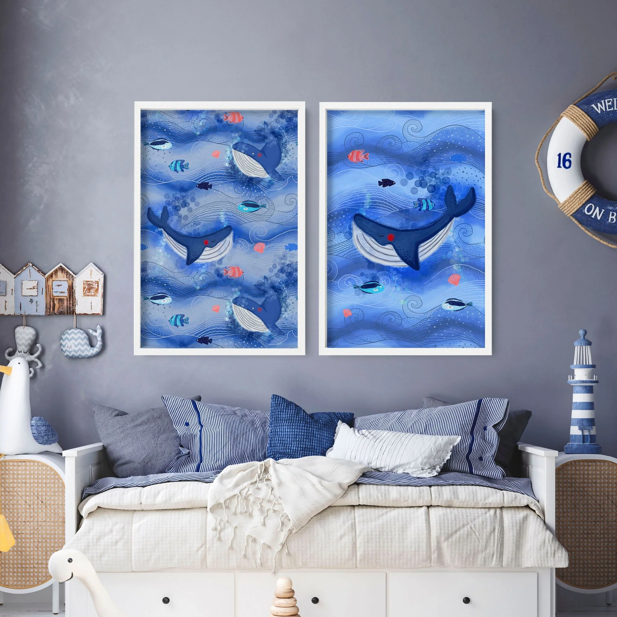 Playroom wall art | set of 2 wall art  for Nursery - Image 2