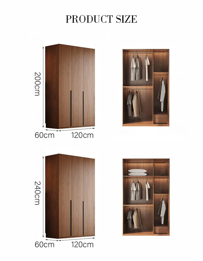 Popescu Wardrobe, Tall Wardrobe, Wood - Image 10