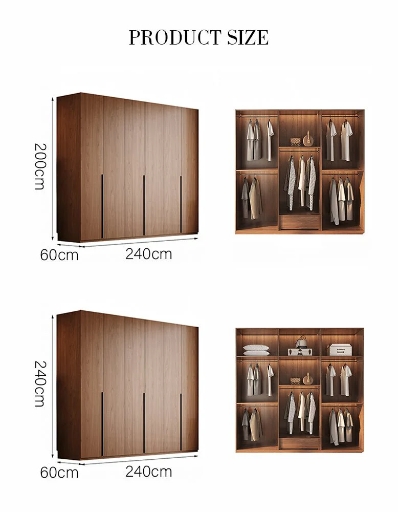 Popescu Wardrobe, Tall Wardrobe, Wood - Image 12