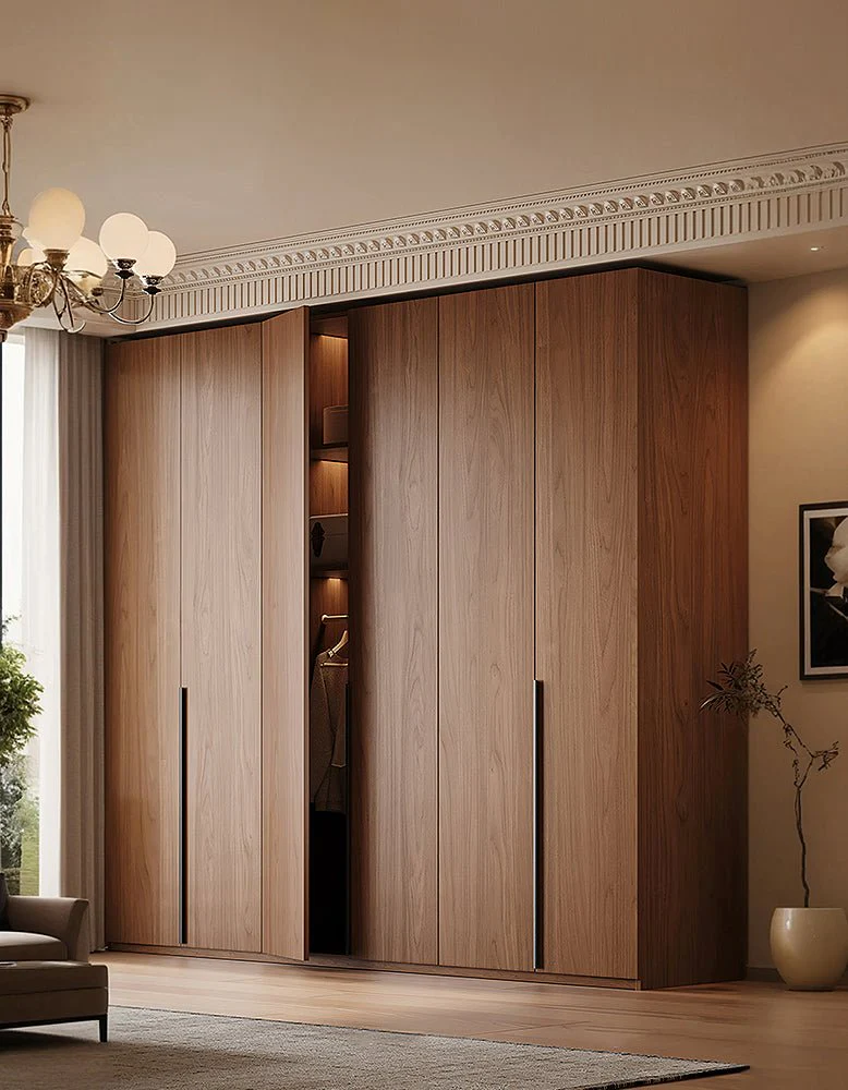 Popescu Wardrobe, Tall Wardrobe, Wood - Image 2