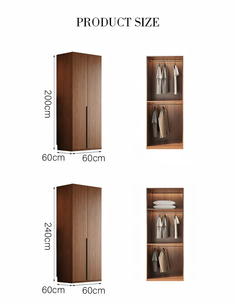 Popescu Wardrobe, Tall Wardrobe, Wood - Image 9