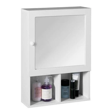 Port White Wood Mirrored Cabinet - Image 5