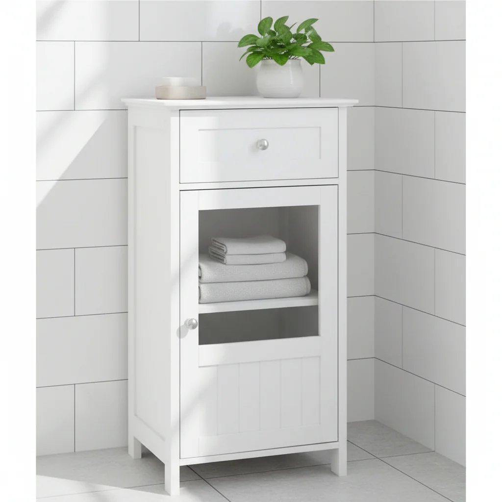Portland 1 Inner Shelf And Drawer Cabinet - Image 3