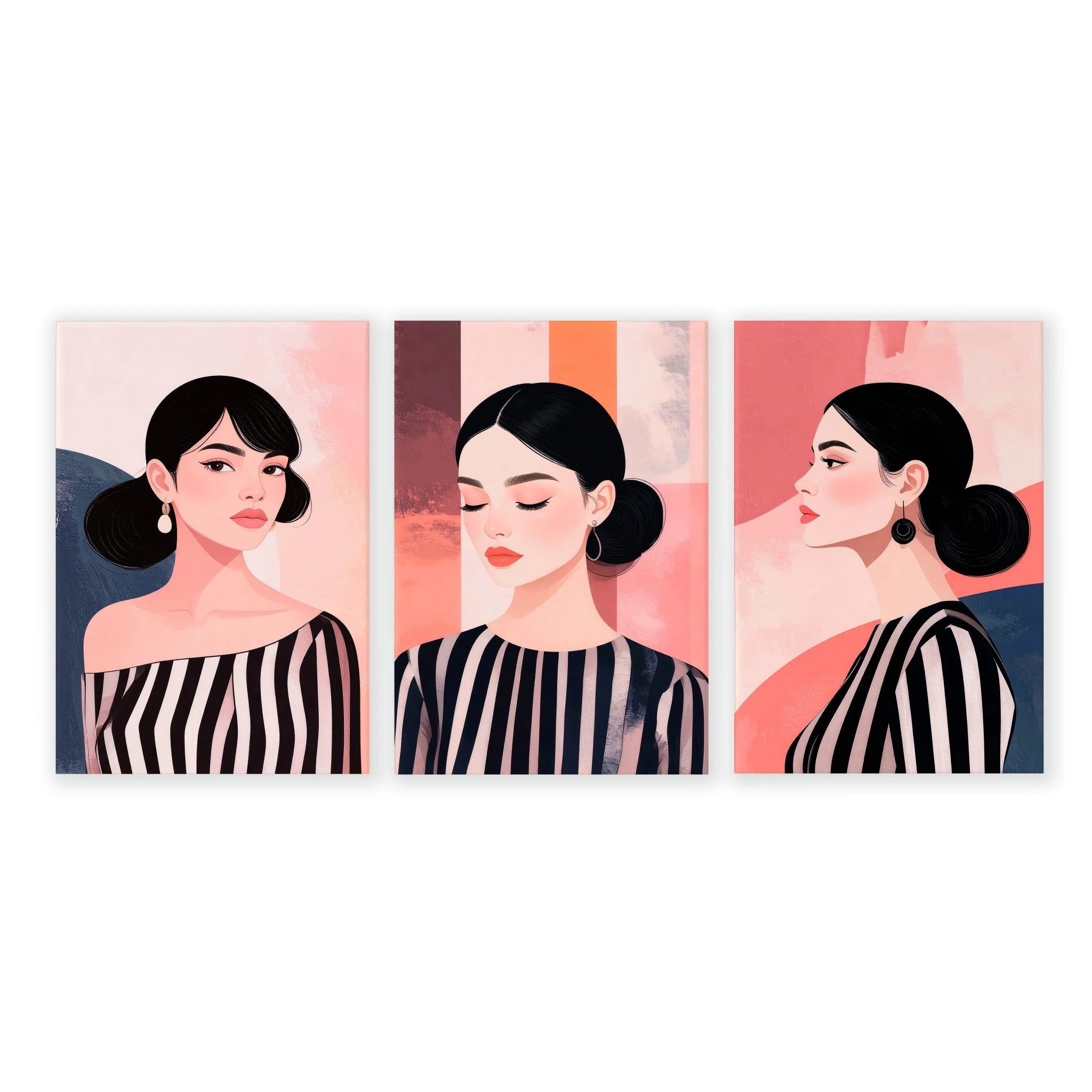 Poster Frame Large | Set of 3 Boho Women Wall art Prints - Image 16