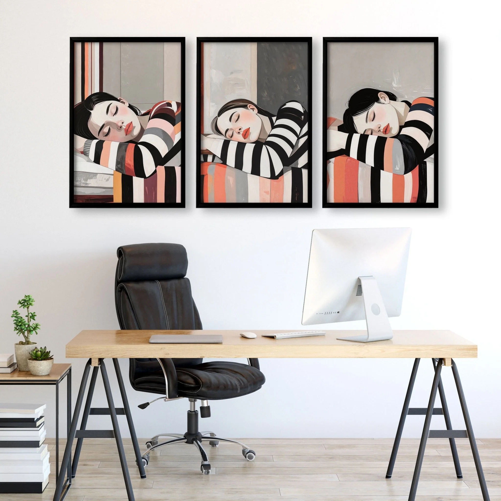Posters Art Prints | Set of 3 Boho Women Wall art Prints - Image 3