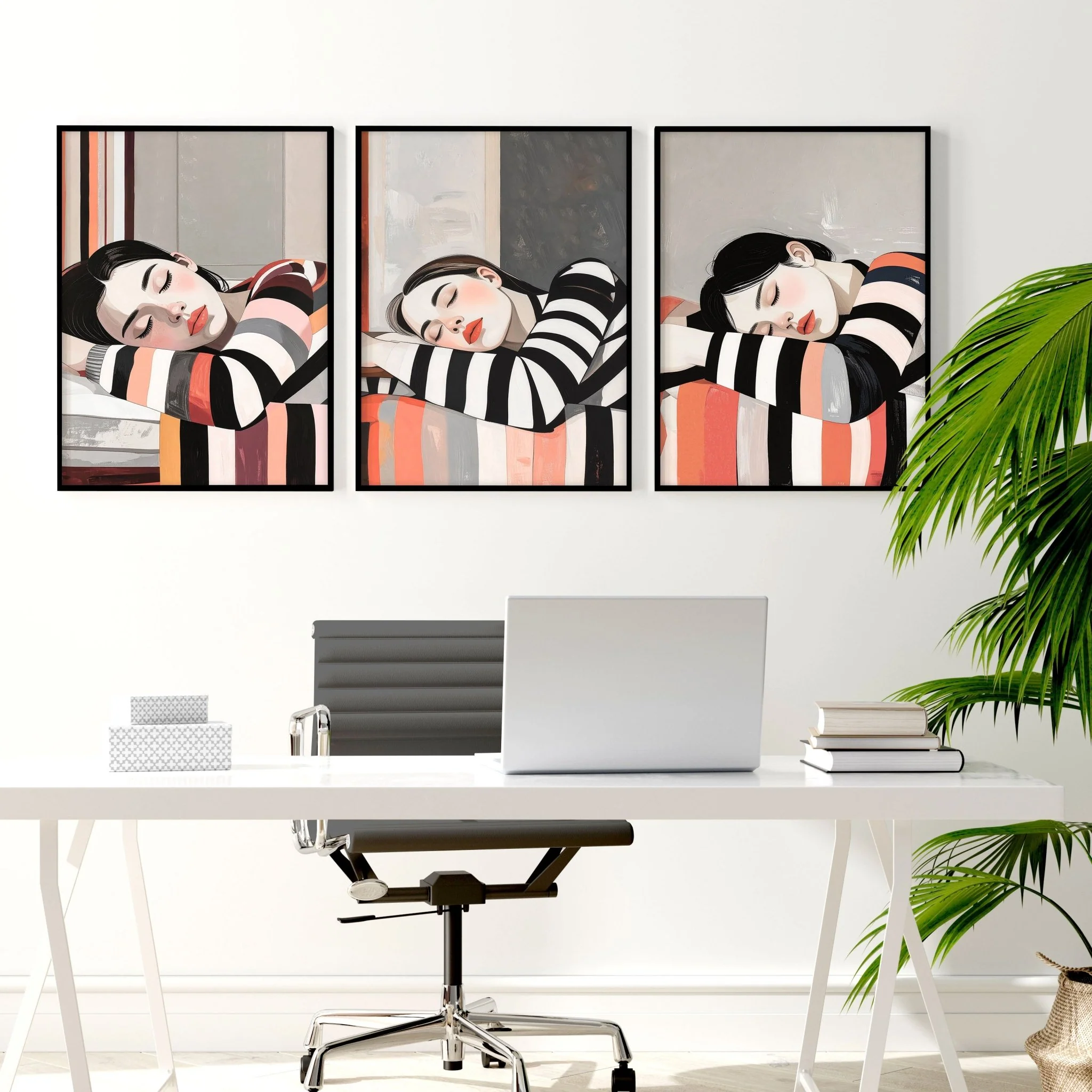 Posters Art Prints | Set of 3 Boho Women Wall art Prints - Image 5