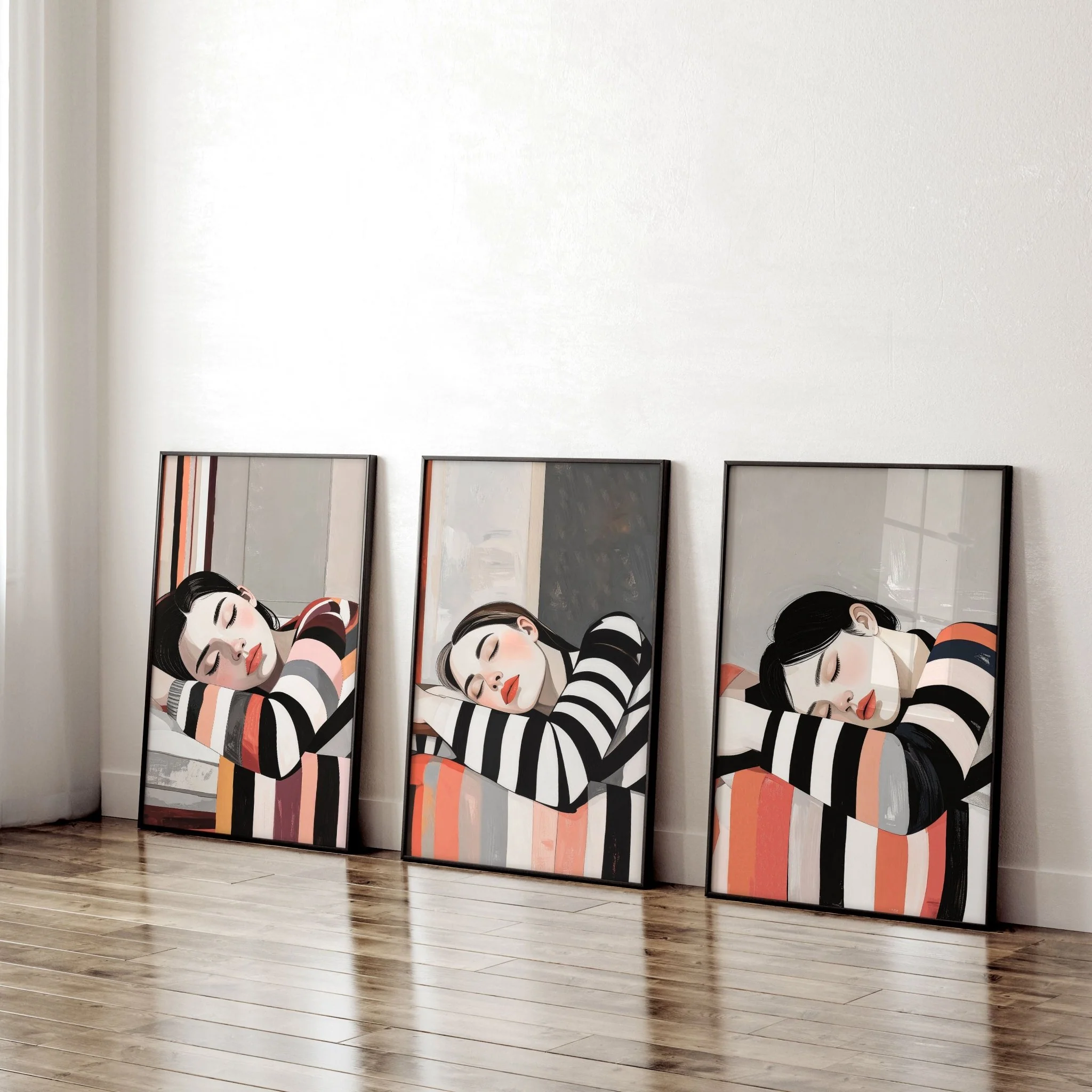 Posters Art Prints | Set of 3 Boho Women Wall art Prints - Image 6