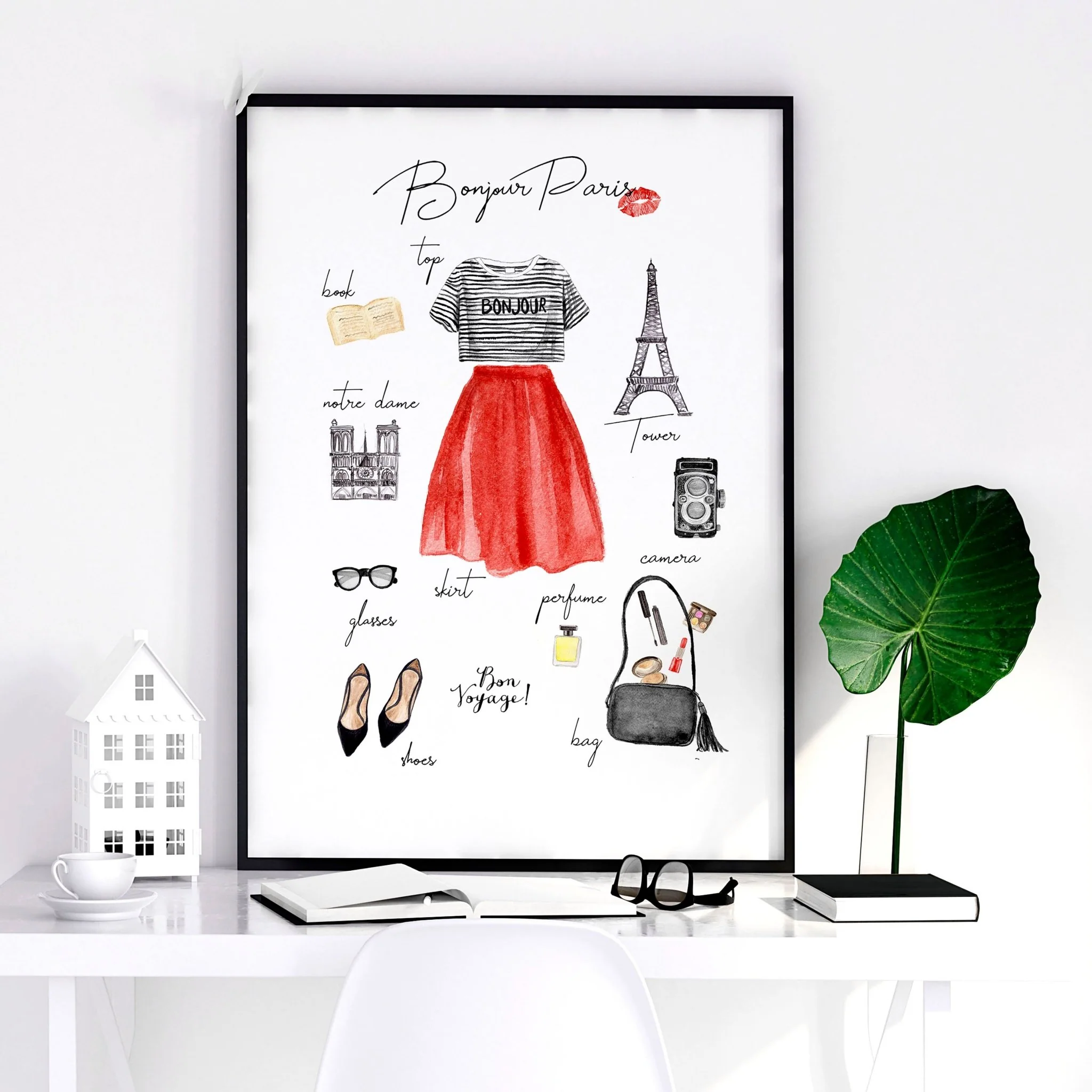 Posters travel Paris Fashion | Wall art print - Image 2