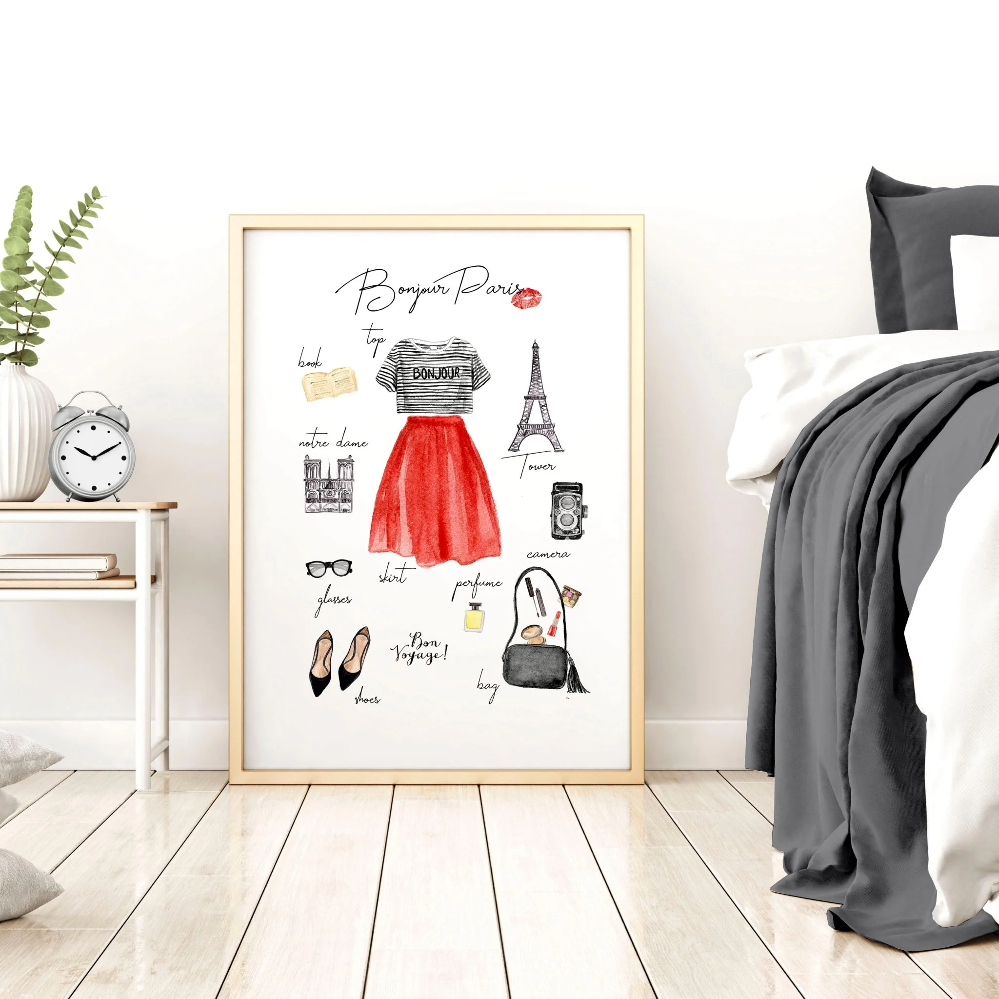 Posters travel Paris Fashion | Wall art print - Image 3