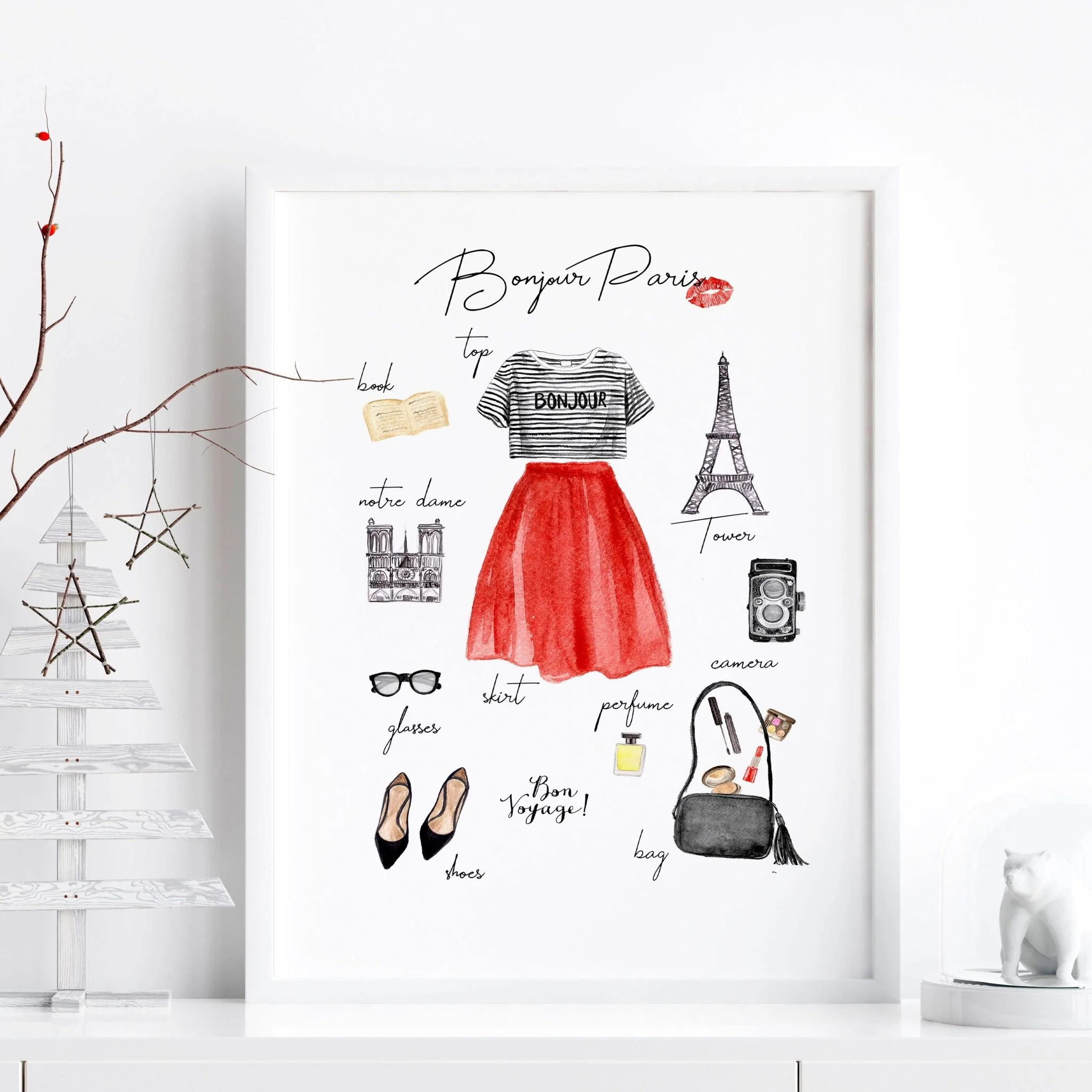 Posters travel Paris Fashion | Wall art print - Image 4