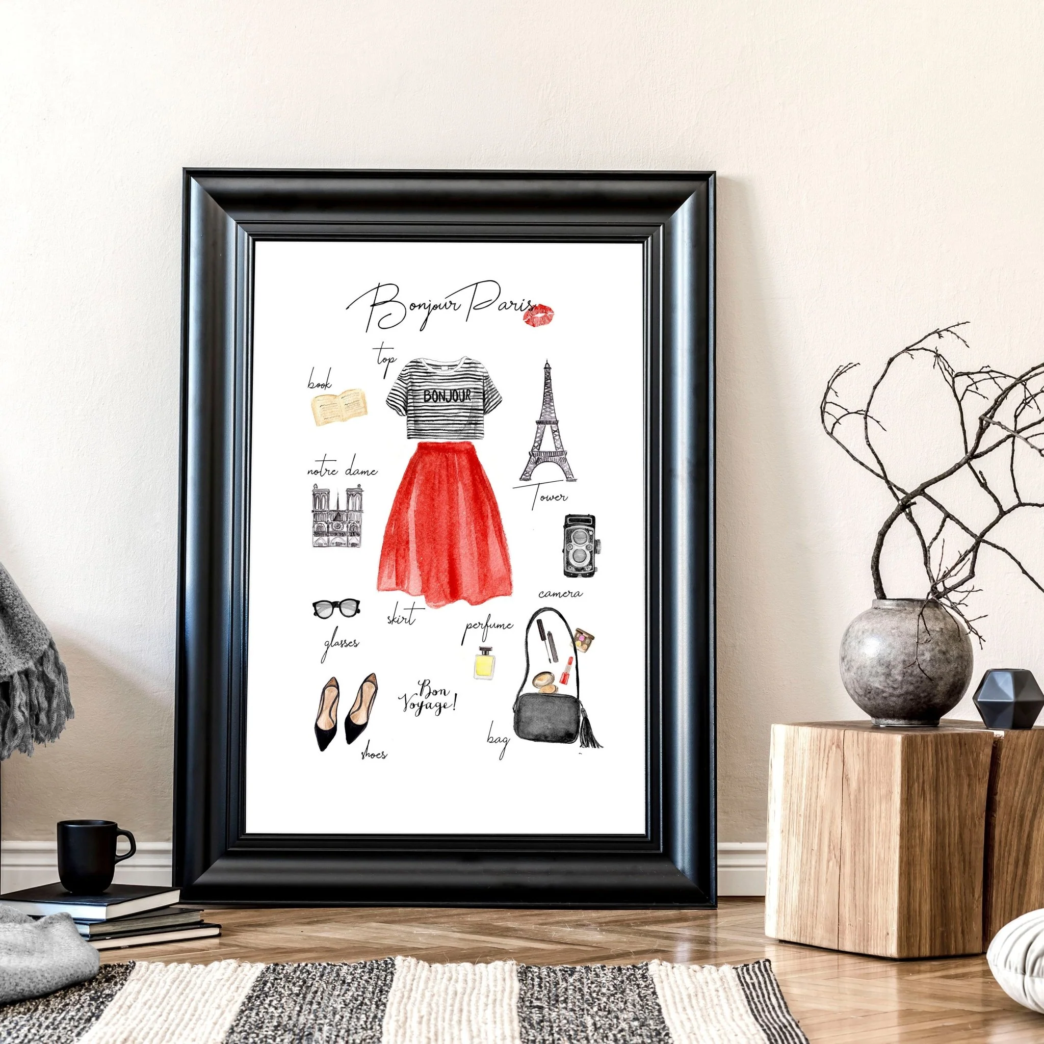 Posters travel Paris Fashion | Wall art print - Image 5