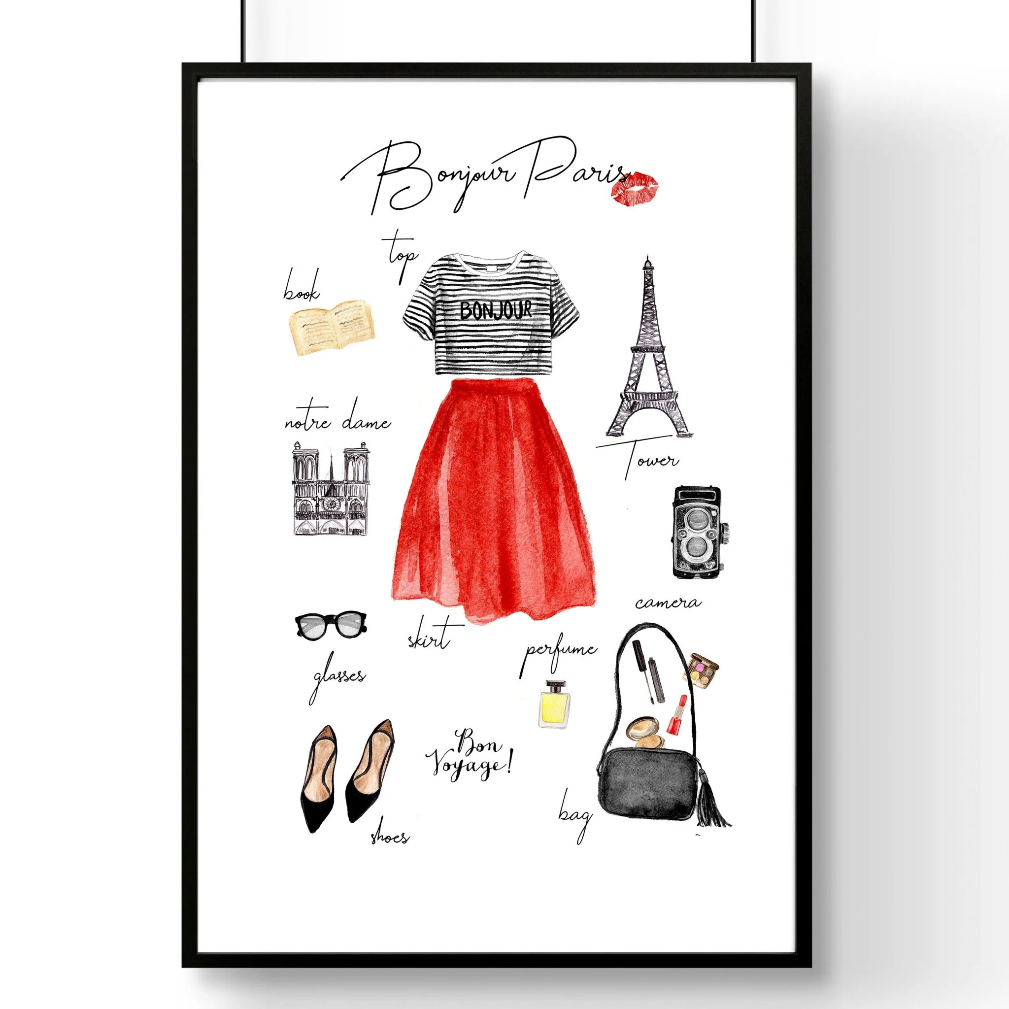 Posters travel Paris Fashion | Wall art print - Image 6