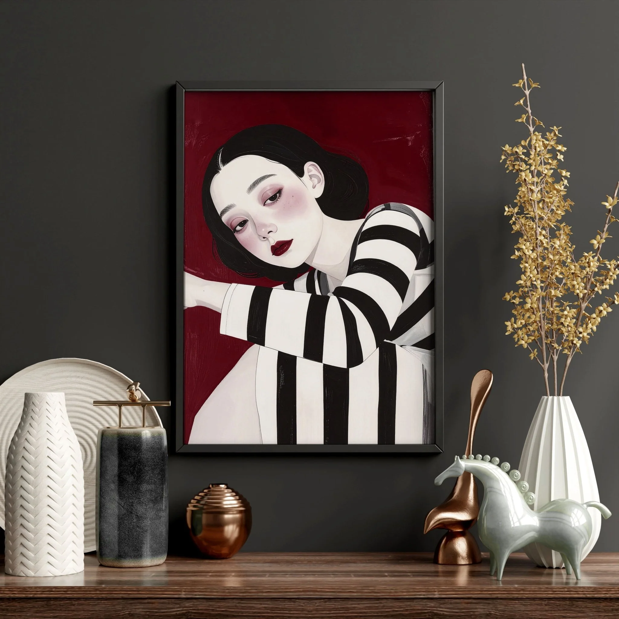 Posters Wall Art | Set of 3 Boho Women Wall art Prints - Image 12