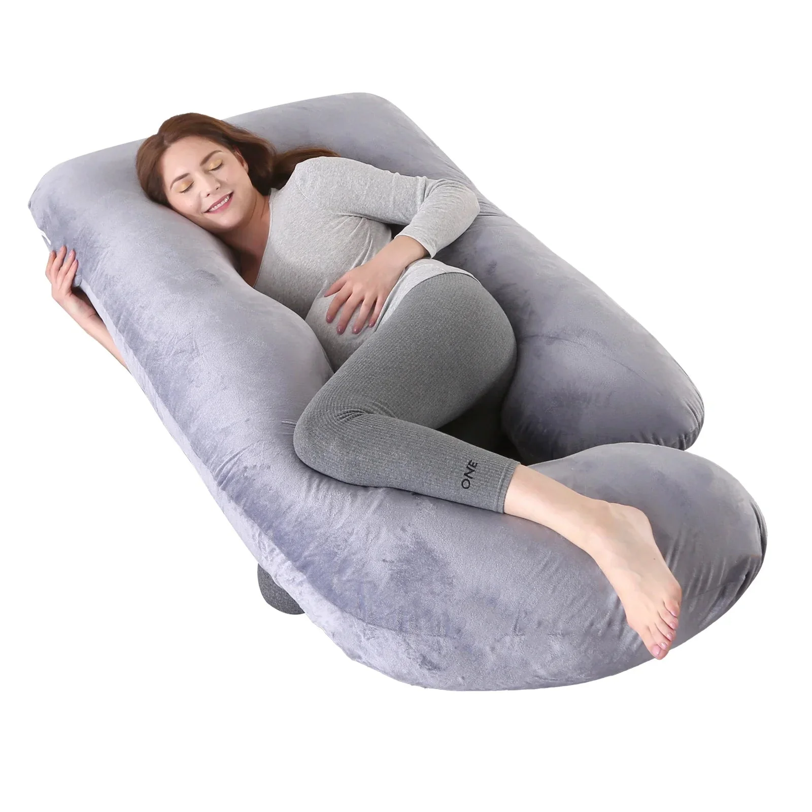 Pregnancy Pillows for Sleeping, G Shaped Full Body Maternity Pillow with Removable Cover - Support for Belly for Pregnant Women