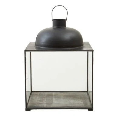 Preston Large Black Square Lantern - Image 7