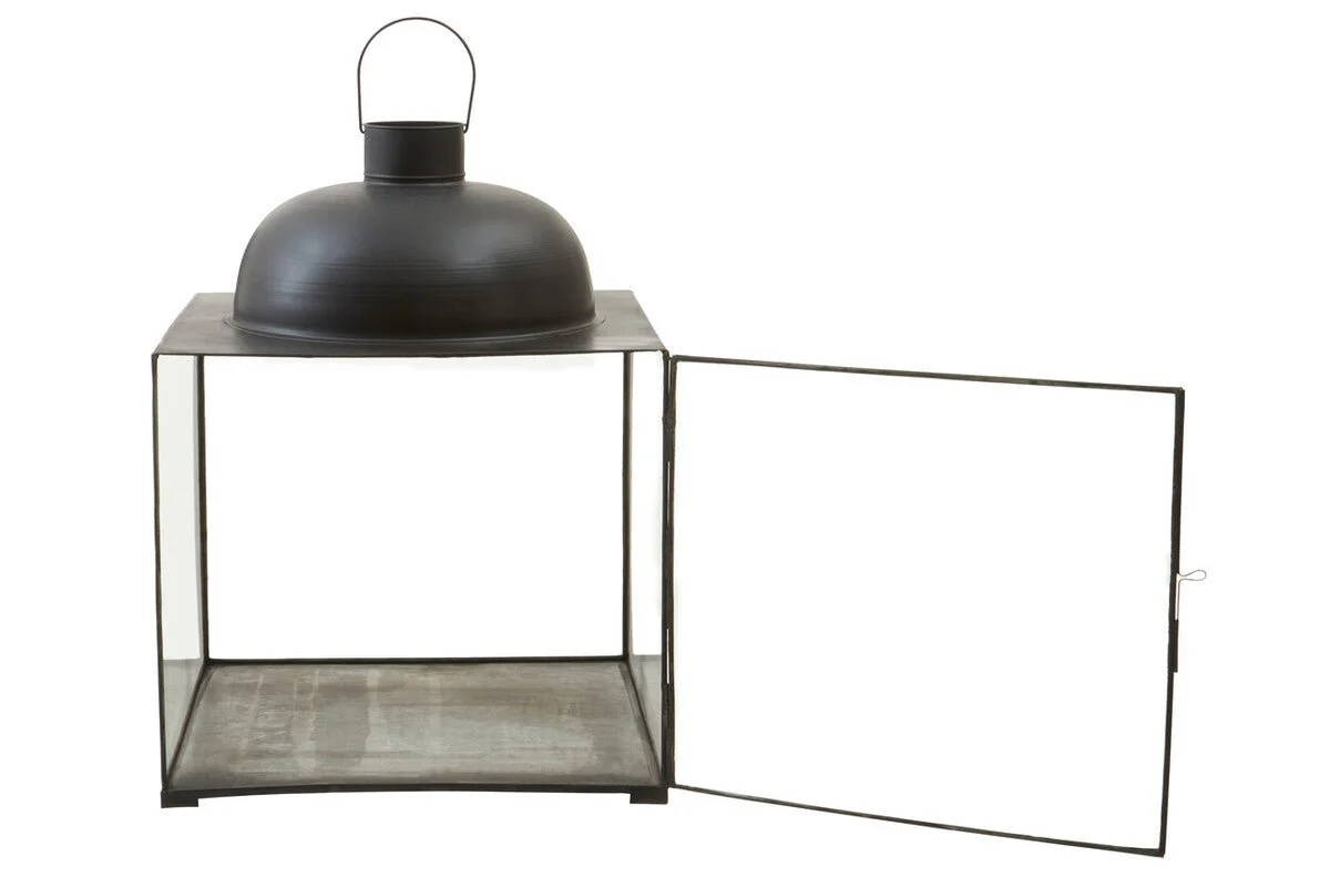 Preston Large Black Square Lantern - Image 8