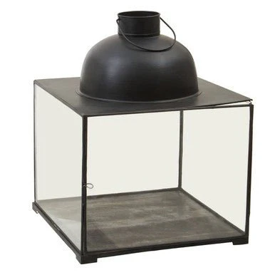 Preston Small Antique Black Lantern - Image 7