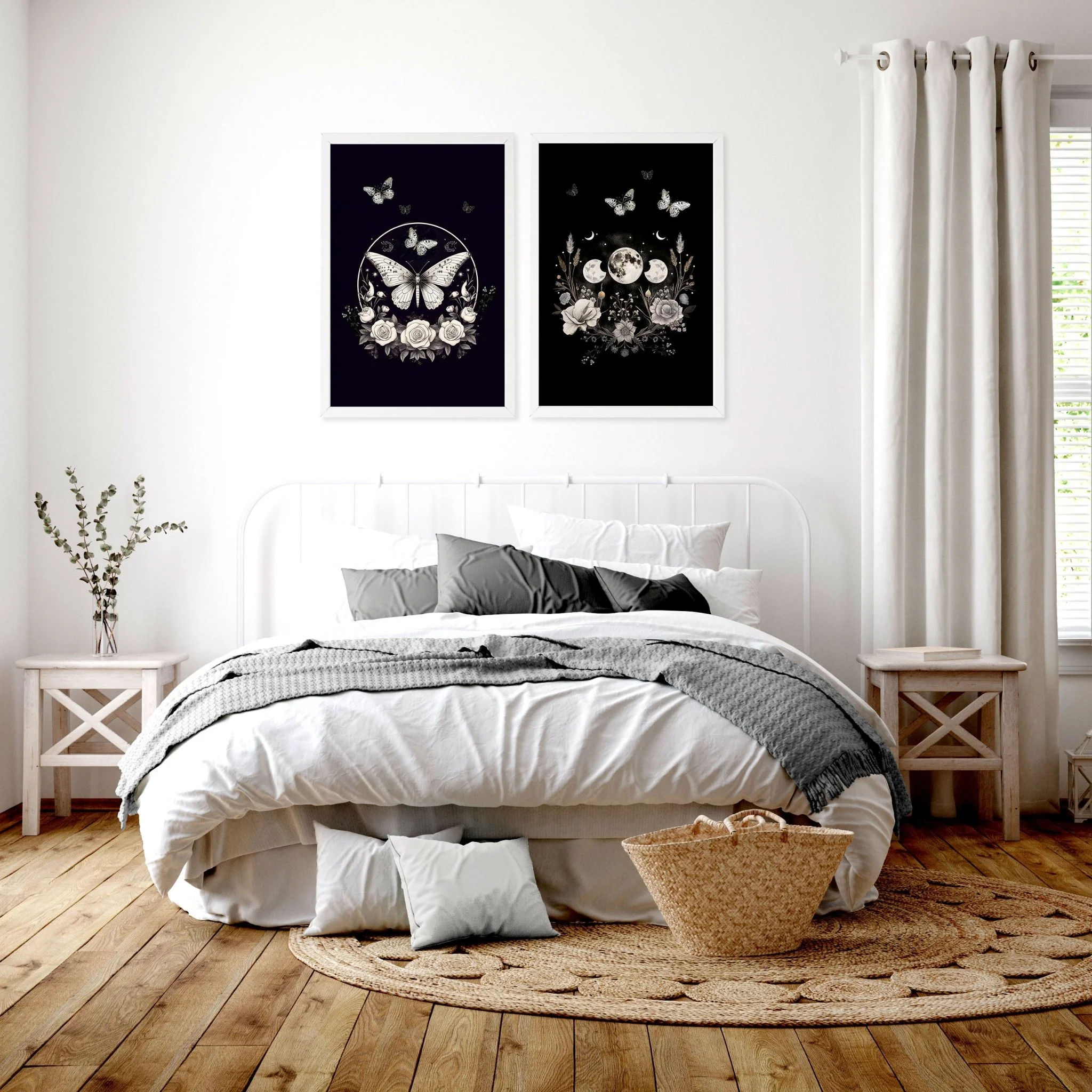 Prints Bedroom | Set of 2 Dark Academy Wall art Prints - Image 2