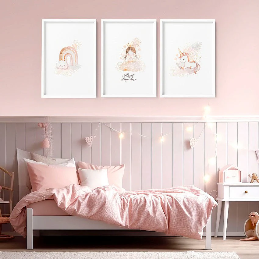 Prints Childrens Bedrooms | Set of 3 wall art prints - Image 2