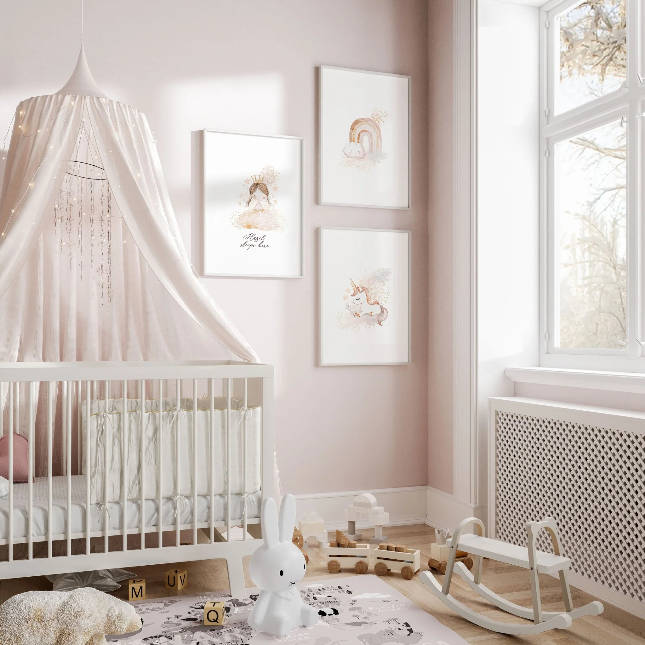 Prints Childrens Bedrooms | Set of 3 wall art prints - Image 3