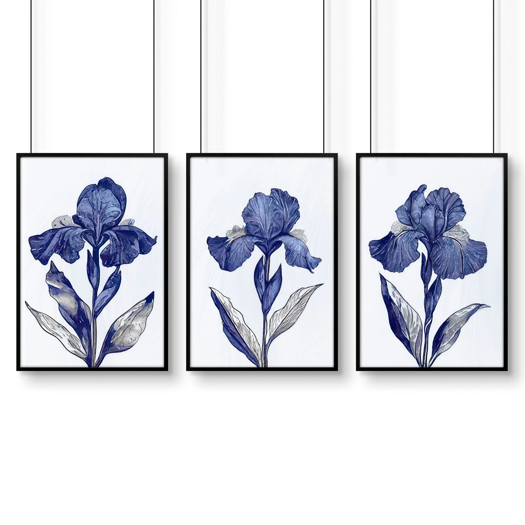Prints For Bathroom | Set of 3 Botanical Wall art Prints - Image 9