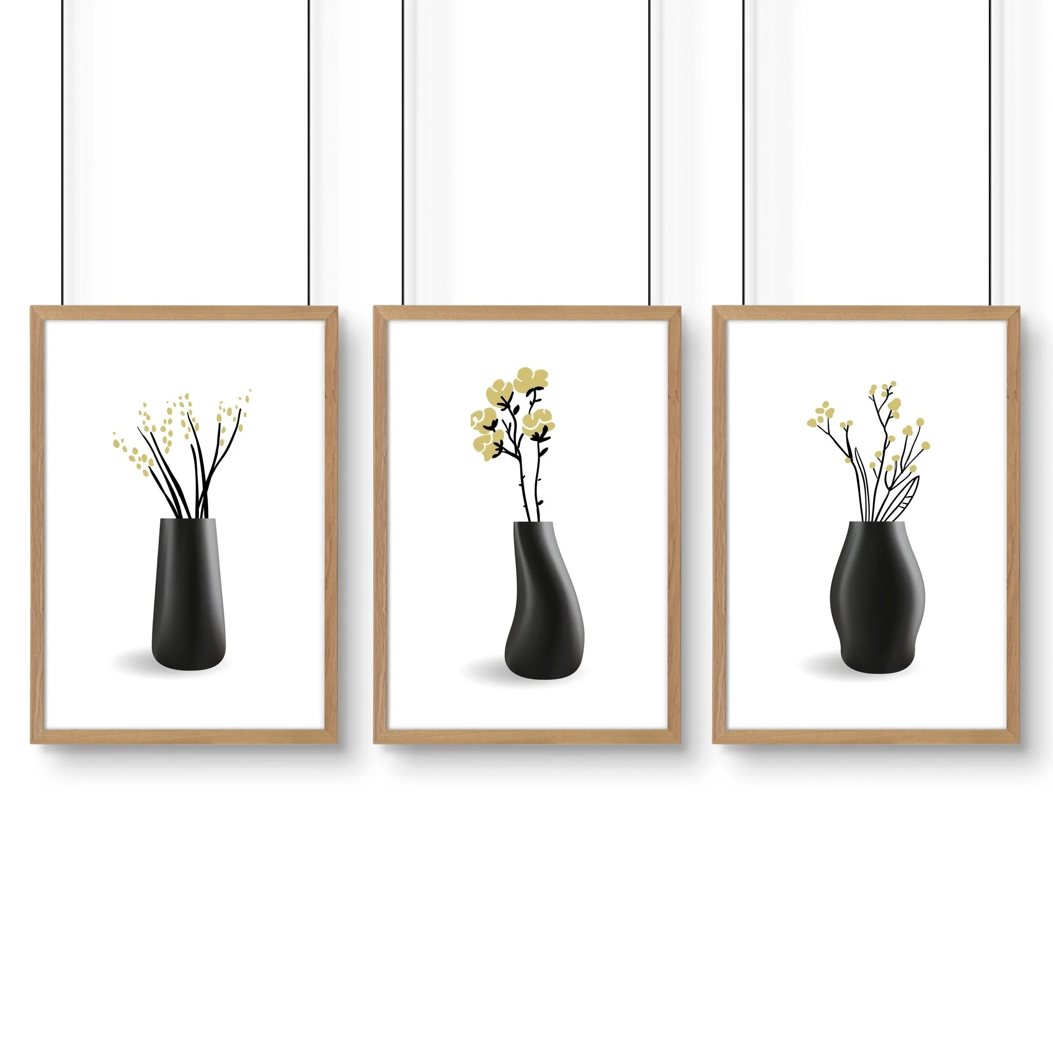 Prints For Bathroom Walls | Set of 3 Botanical Wall art Prints - Image 11