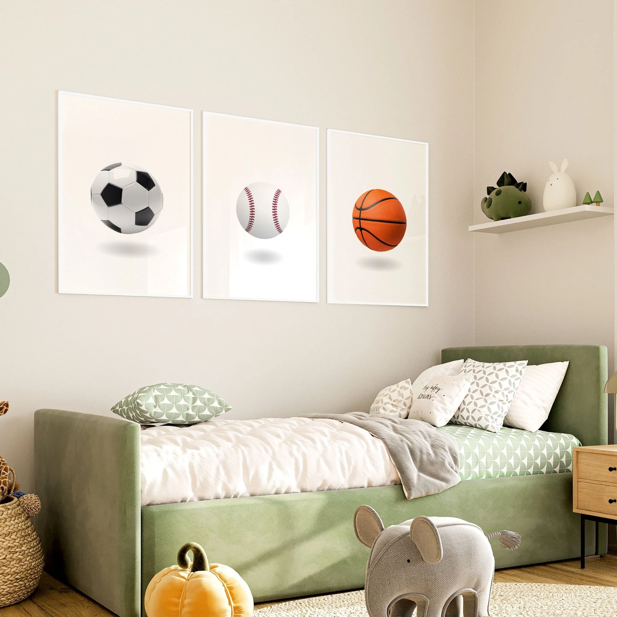 Prints For Children's Bedrooms | Set of 3 Pop Wall art Prints - Image 5