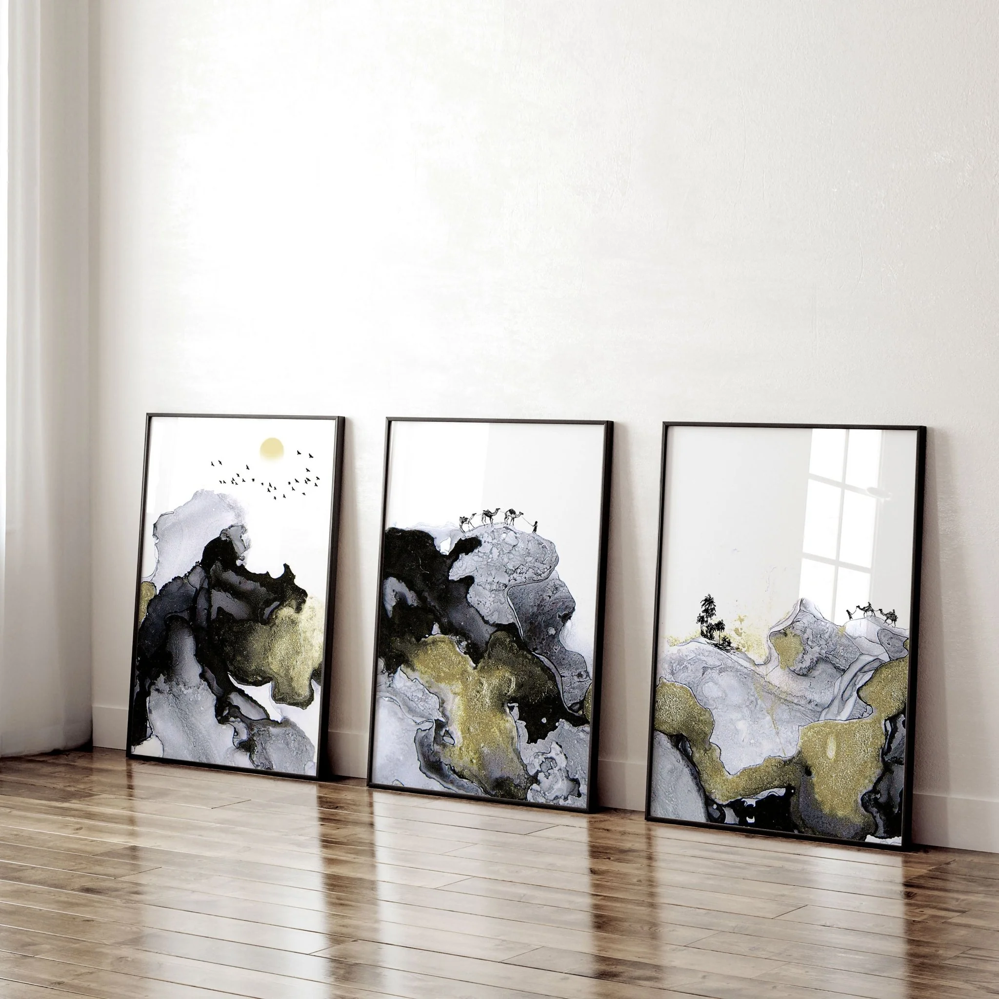 Prints For Living Room | set of 3 wall art prints - Image 3