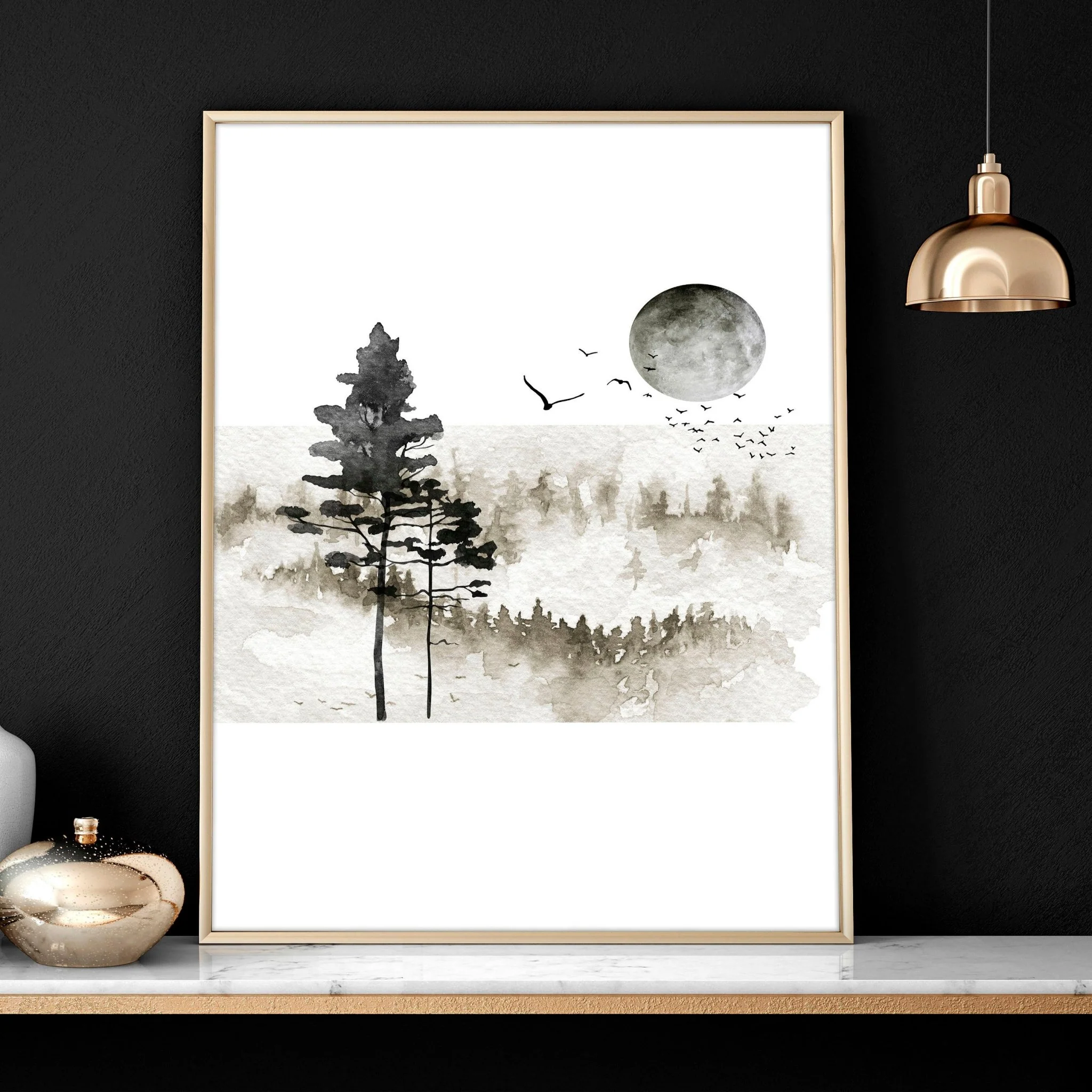 Prints for the office | Set of 3 Scandinavian wall art - Image 4