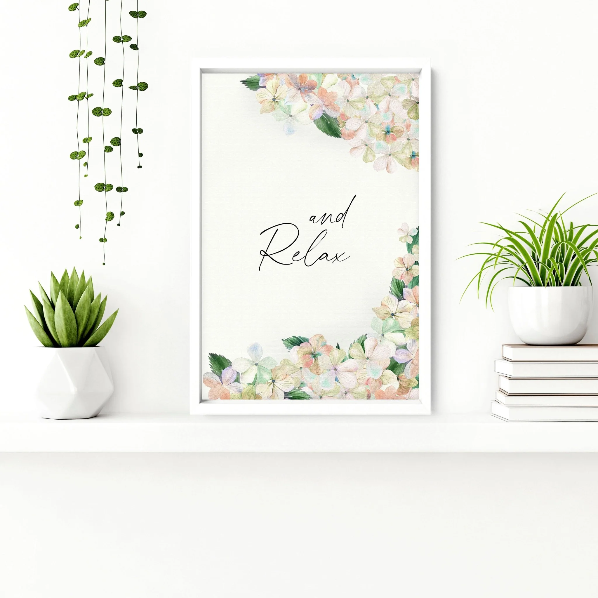 Prints of flowers for the bathroom | Set of 2 wall art prints - Image 4