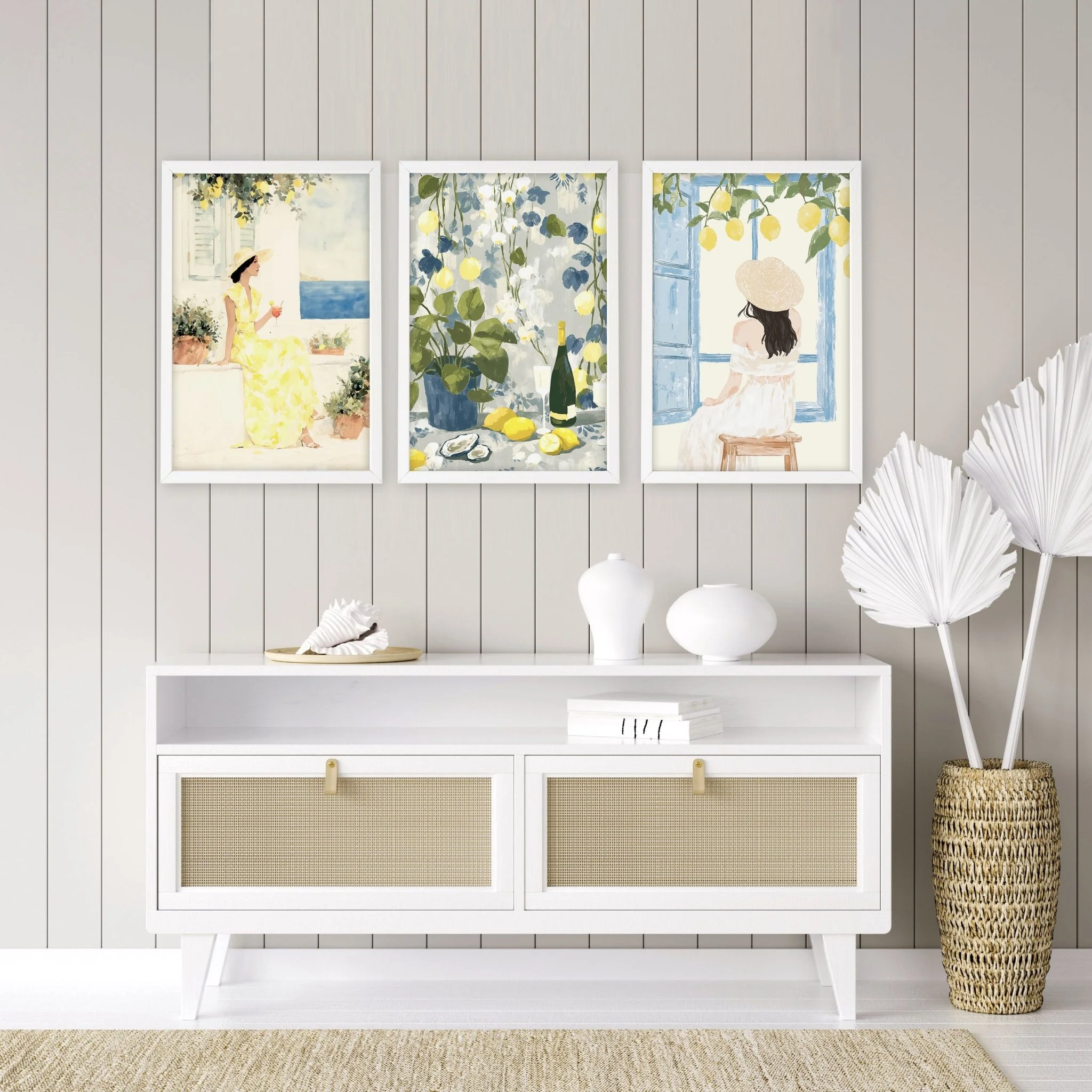 Prints of Lemons | Set of 3 Italian Lifestyle Wall art Prints - Image 7