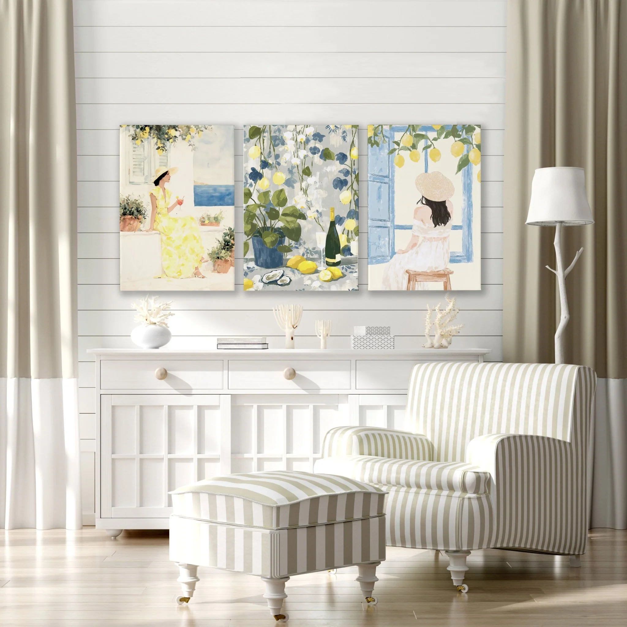 Prints of Lemons | Set of 3 Italian Lifestyle Wall art Prints - Image 9