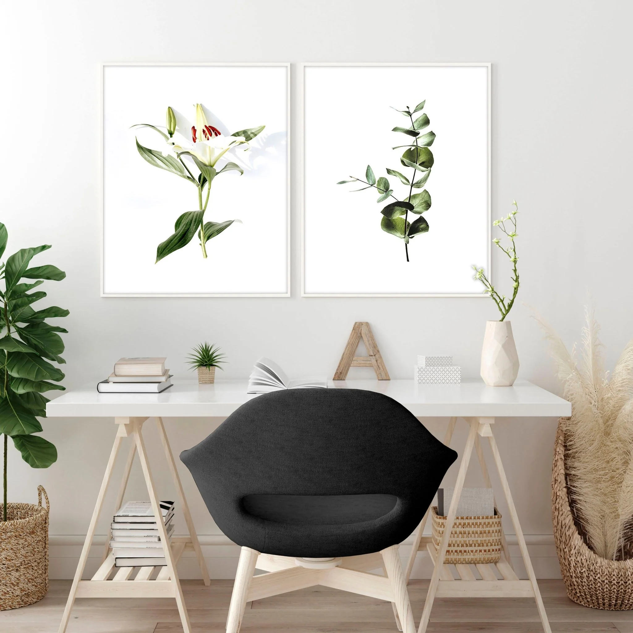 Professional office decor ideas | set of 2 wall art prints - Image 5