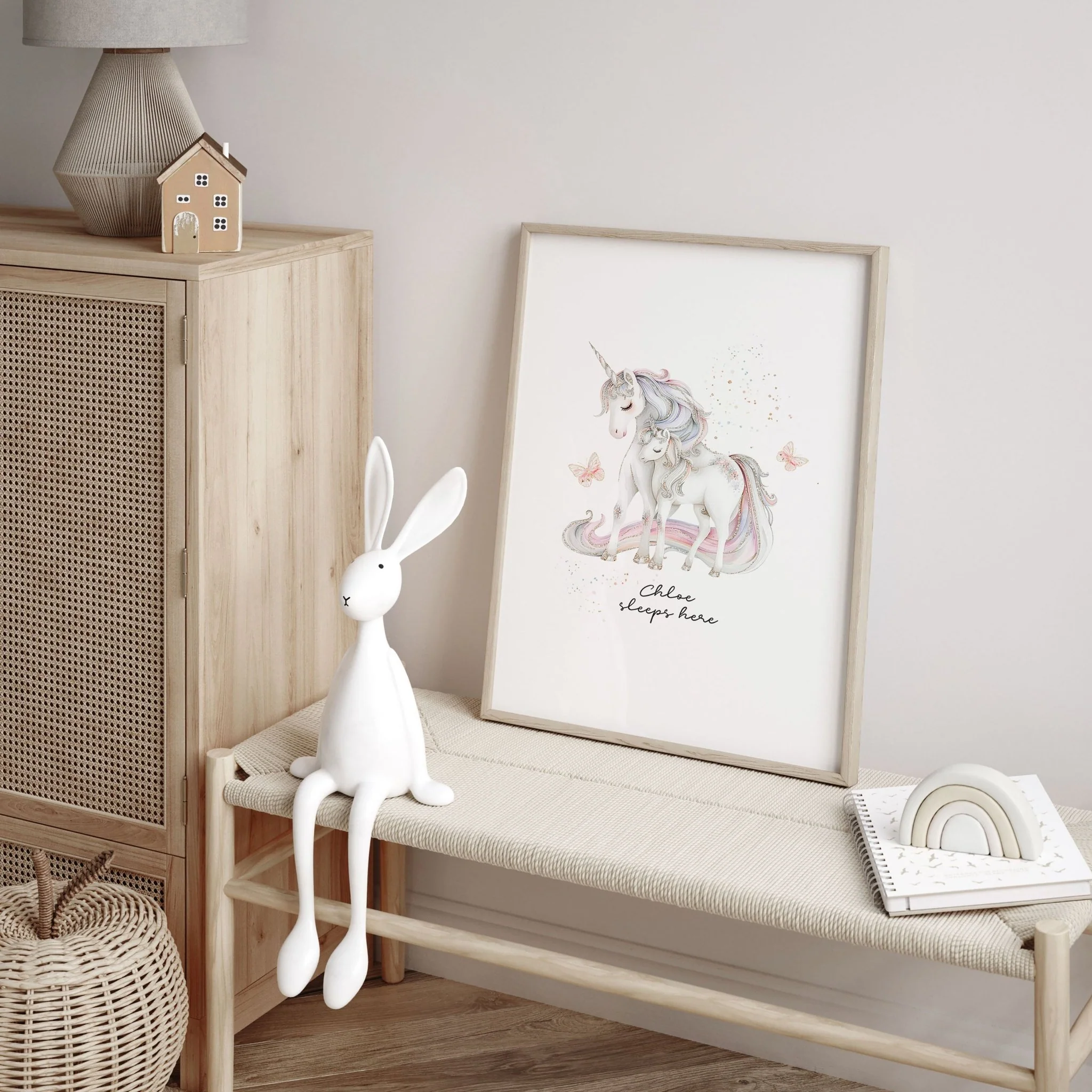 Rainbows Unicorns | Set of 3 wall art prints - Image 10