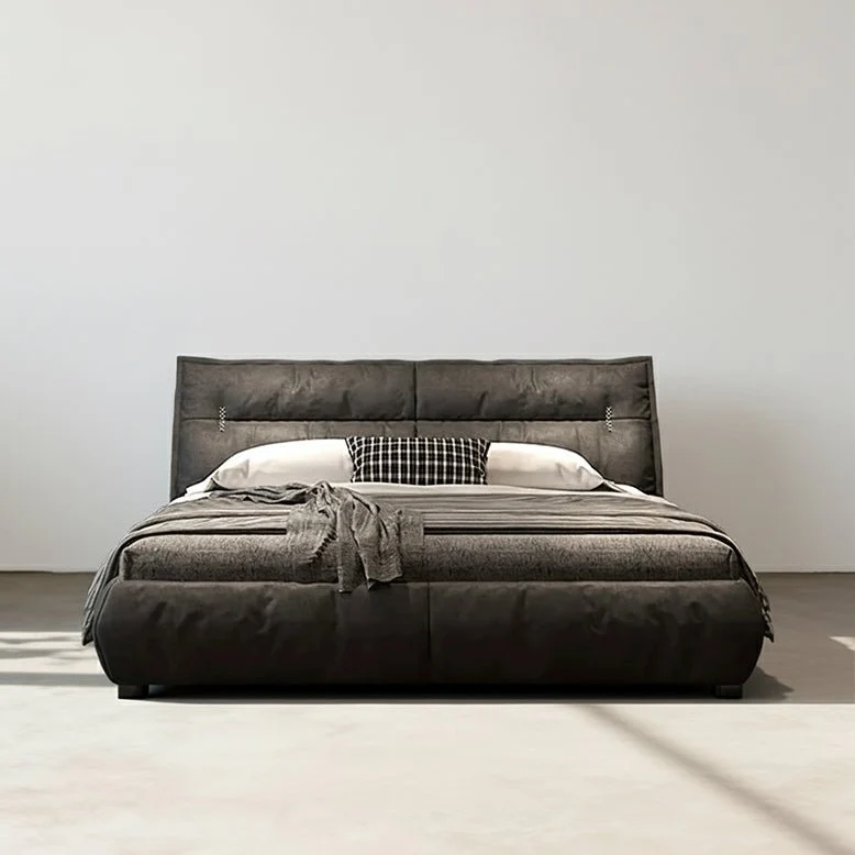Raj King Size, Super King Size Bed With Storage, Dark Grey
