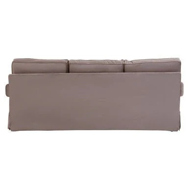 Ralph Three Seat Mink Velvet Sofa - Image 8