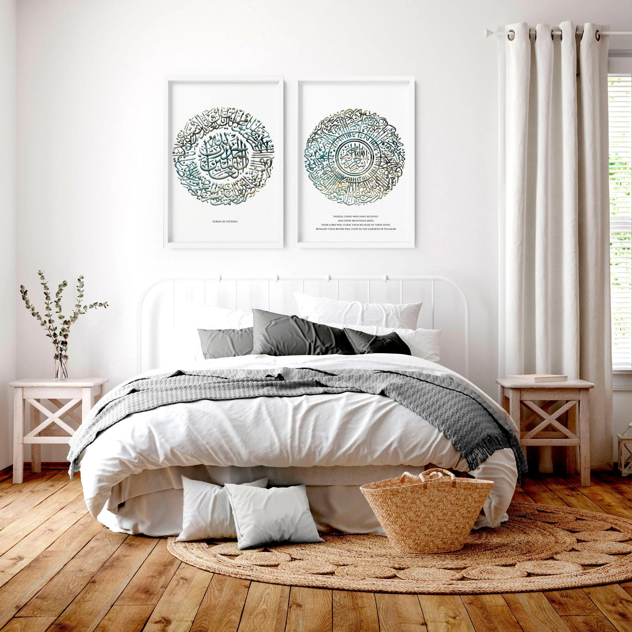 Ramadan Mubarak decoration | set of 2 Bedroom wall art - Image 4