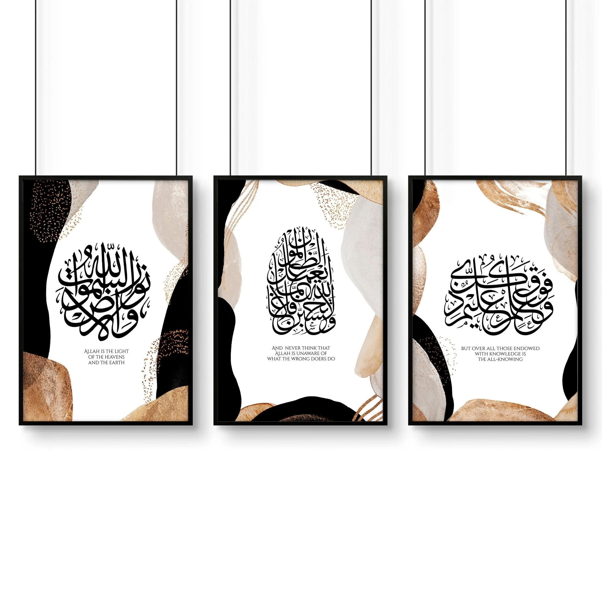 Ramadan Mubarak decorations | set of 3 wall art prints for Bedroom - Image 10