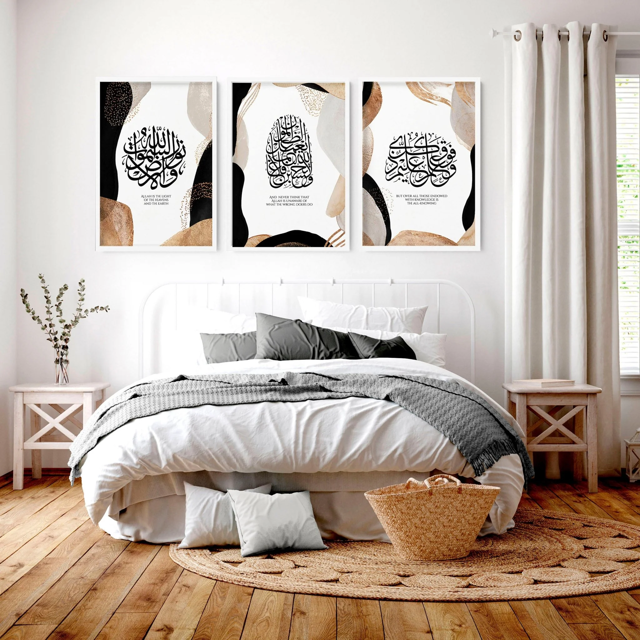 Ramadan Mubarak decorations | set of 3 wall art prints for Bedroom - Image 4