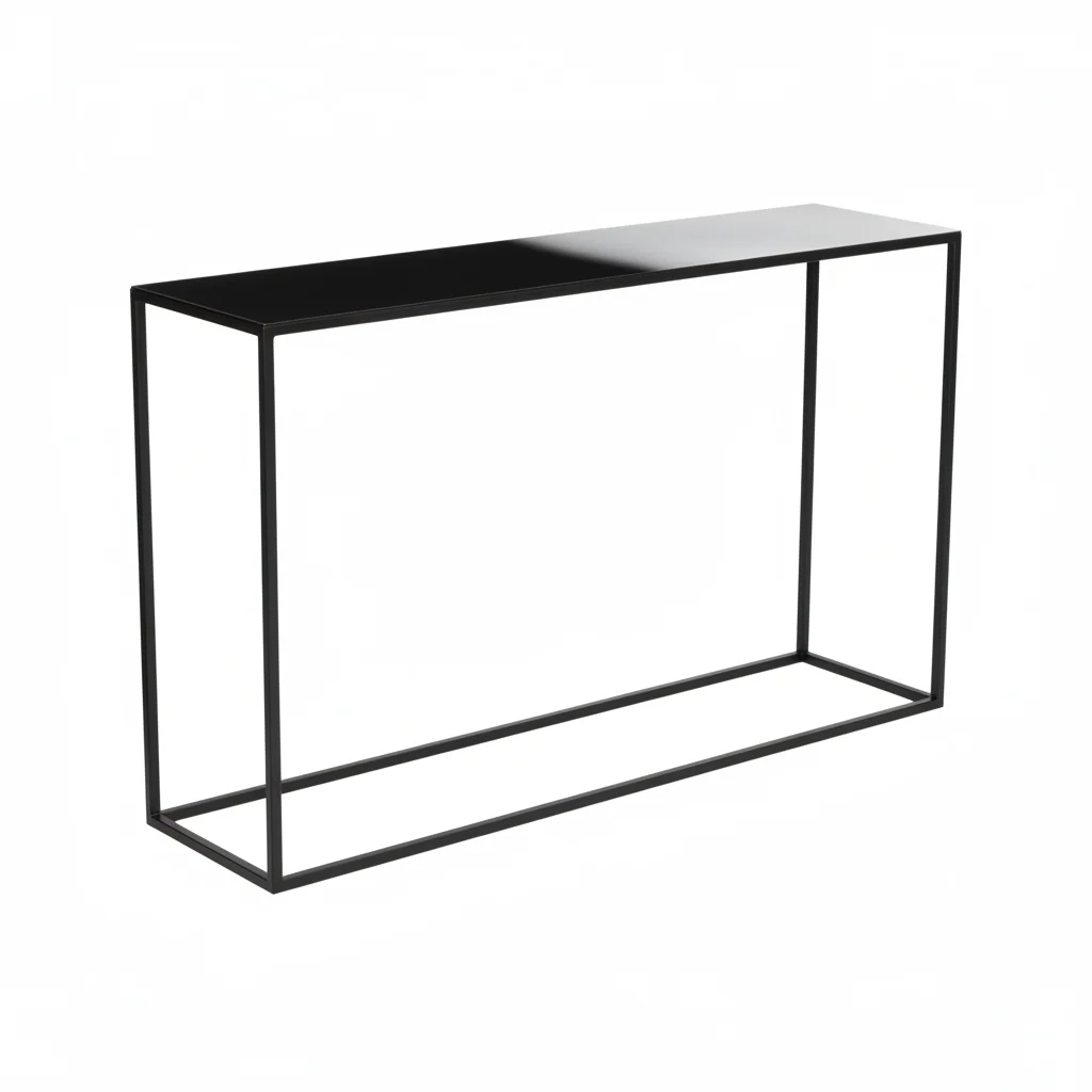 Ramus Black And White Ombre Console Table