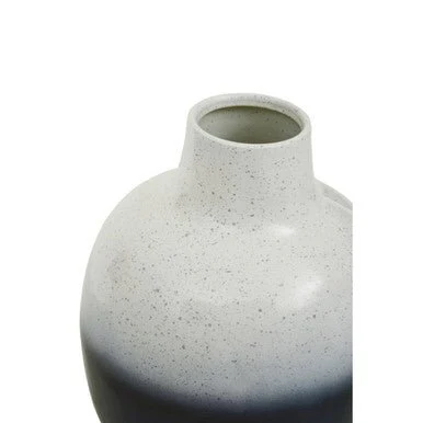 Ramus Small Black And White Ombre Vase - Image 7