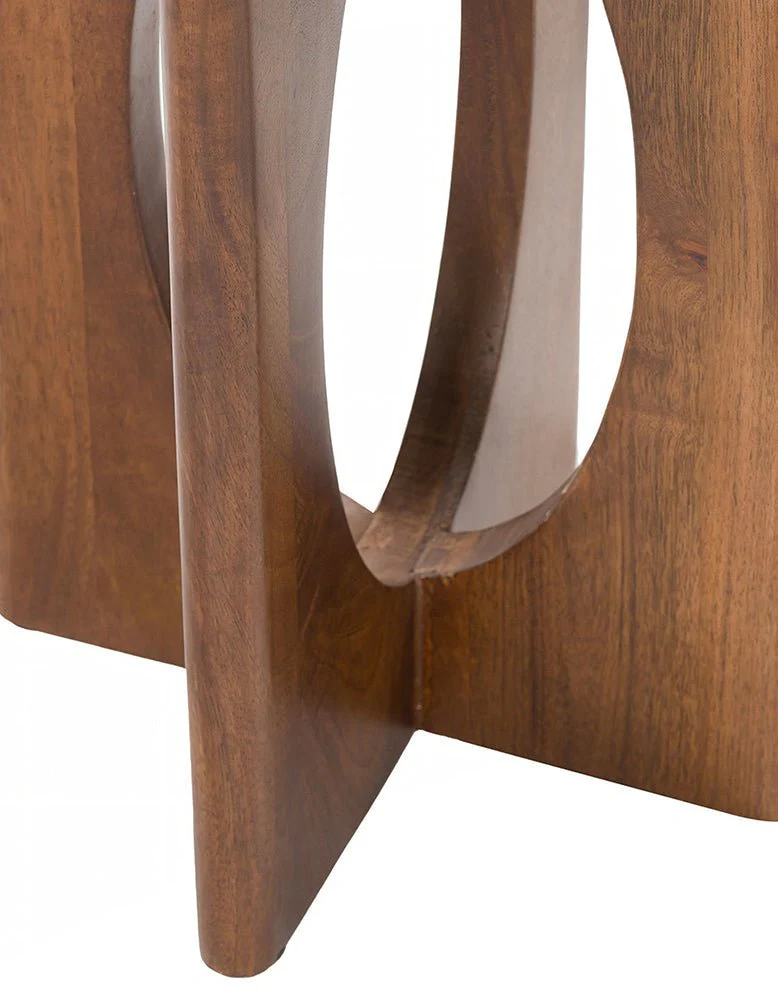 Ranjit Round Nesting Coffee Table Set, Marble & Wood - Image 7