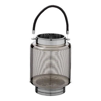 Raya Large Nickel Stripe Lantern - Image 5