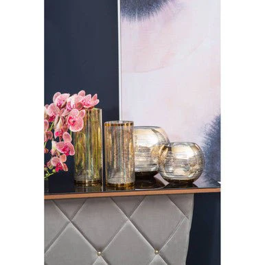 Raya Large Rounded Stripe Vase - Image 5