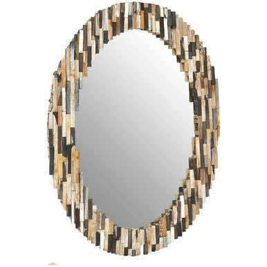 Relic Multi Tile Oval Wall Mirror - Image 5