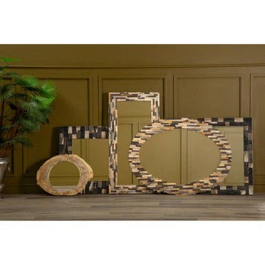 Relic Multi Tile Oval Wall Mirror - Image 6