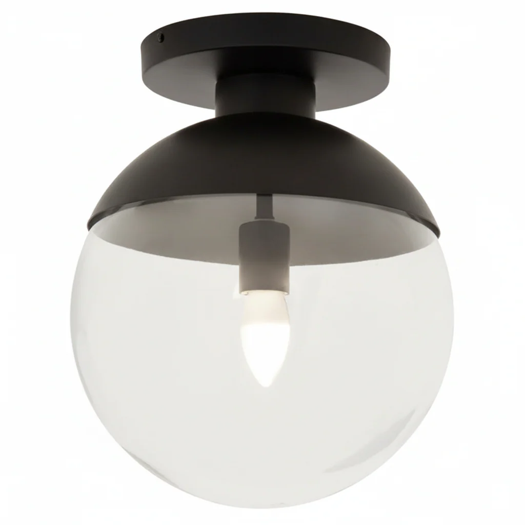 Revive Black Finish Ceiling Light