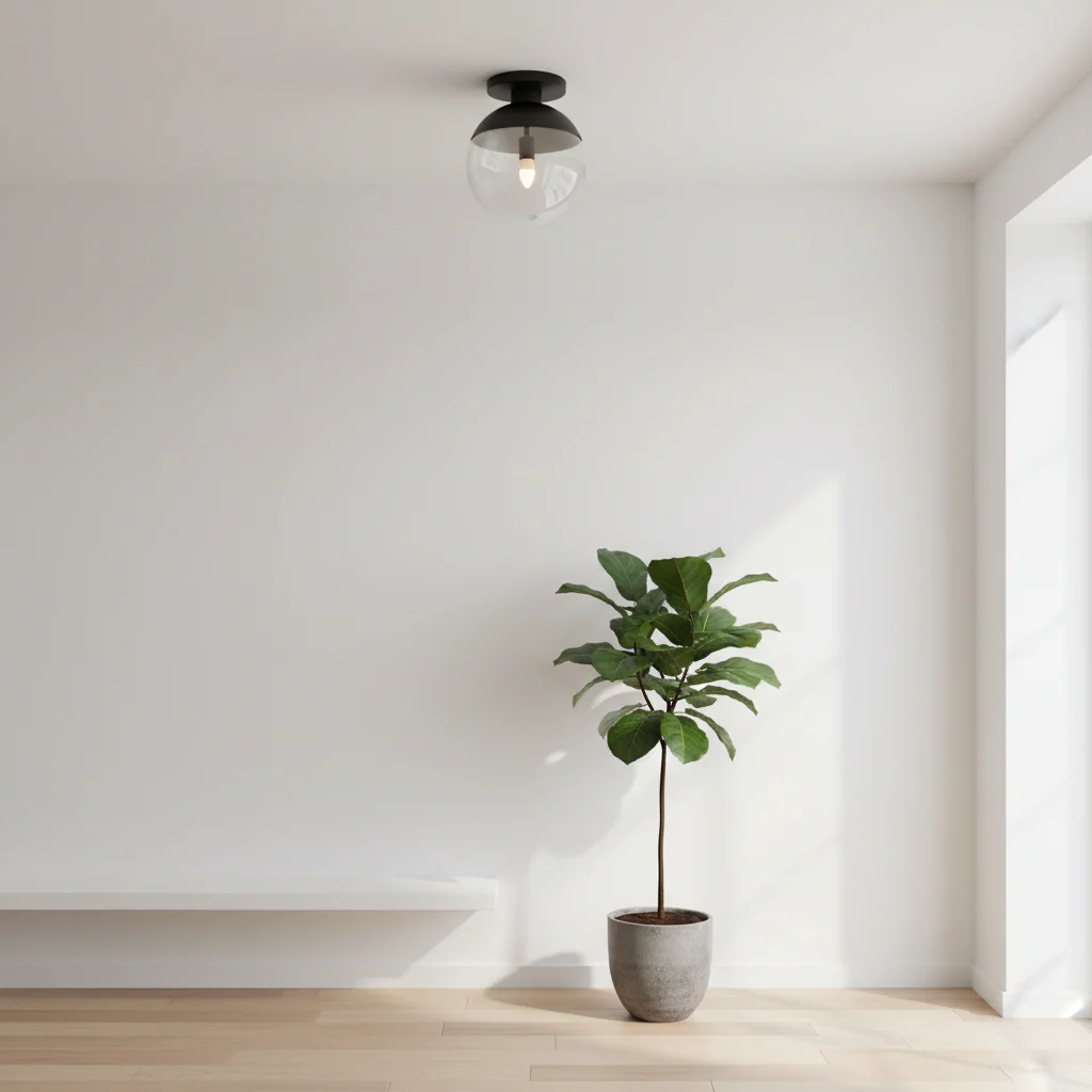Revive Black Finish Ceiling Light - Image 3