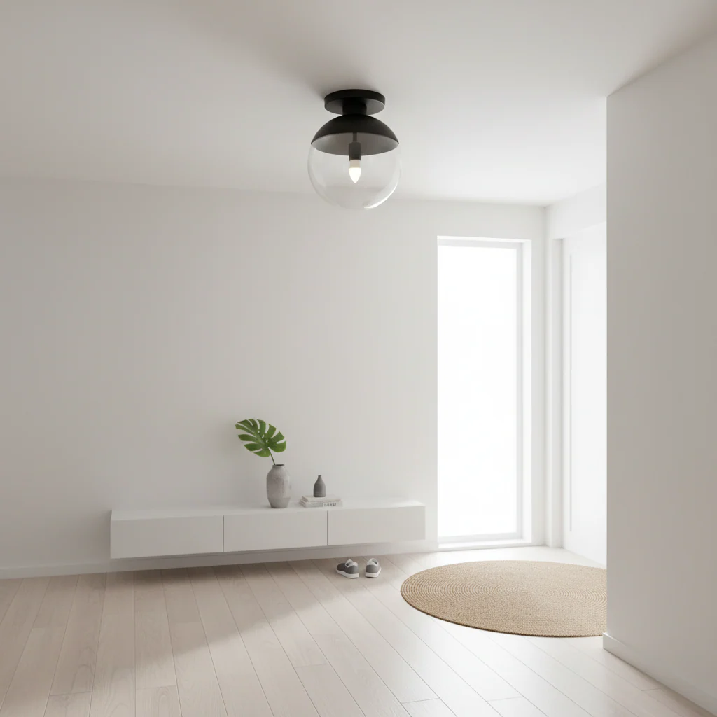 Revive Black Finish Ceiling Light - Image 4