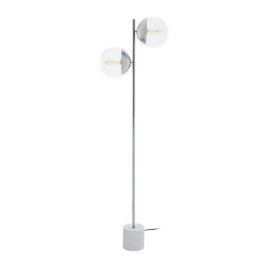 Revive Chrome Finish 2 Light Floor Lamp - Image 5